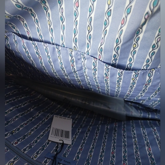 Vera Bradley "Makani Paisley" Carson North South Tote NWT - Picture 5 of 11